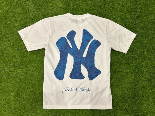 white NY T-shirt